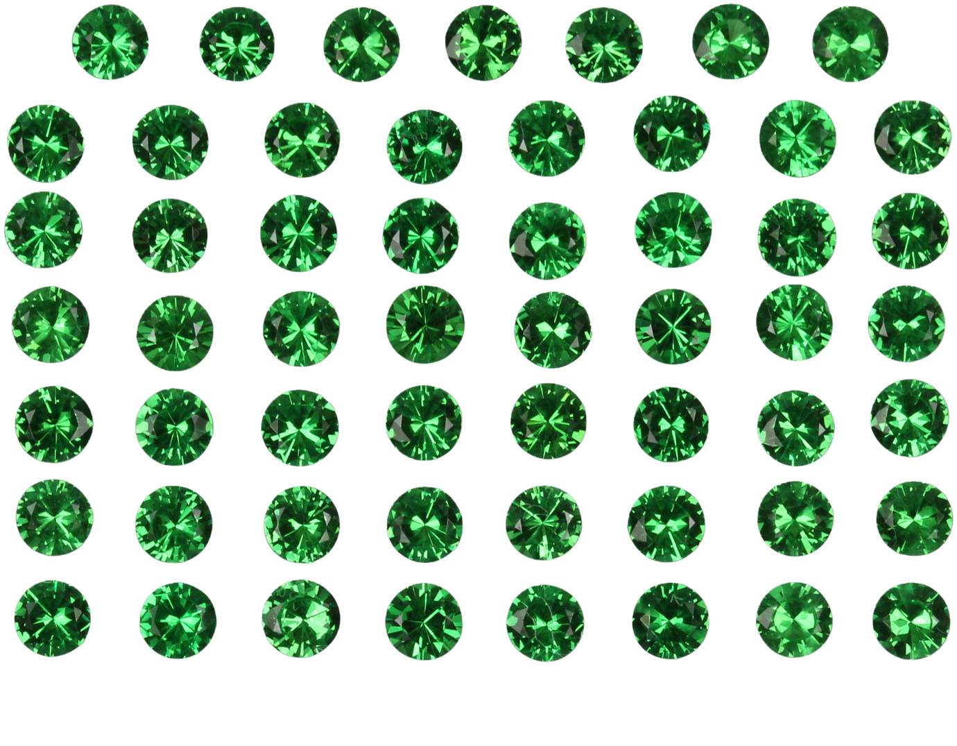 2.9mm Round Bright Green Tsavorite