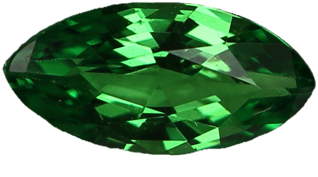 8.1x4.1mm Marquise Bright Green Tsavorite