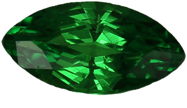 8.1x4.2mm Marquise Bright Green Tsavorite