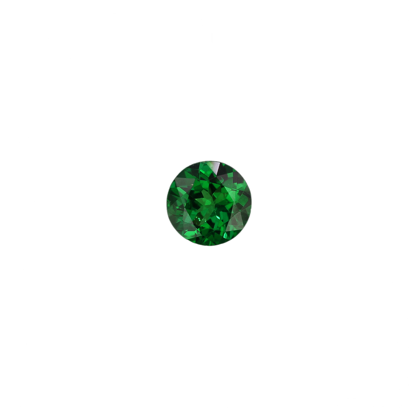 6.2mm Round Fine Intense Green Tsavorite