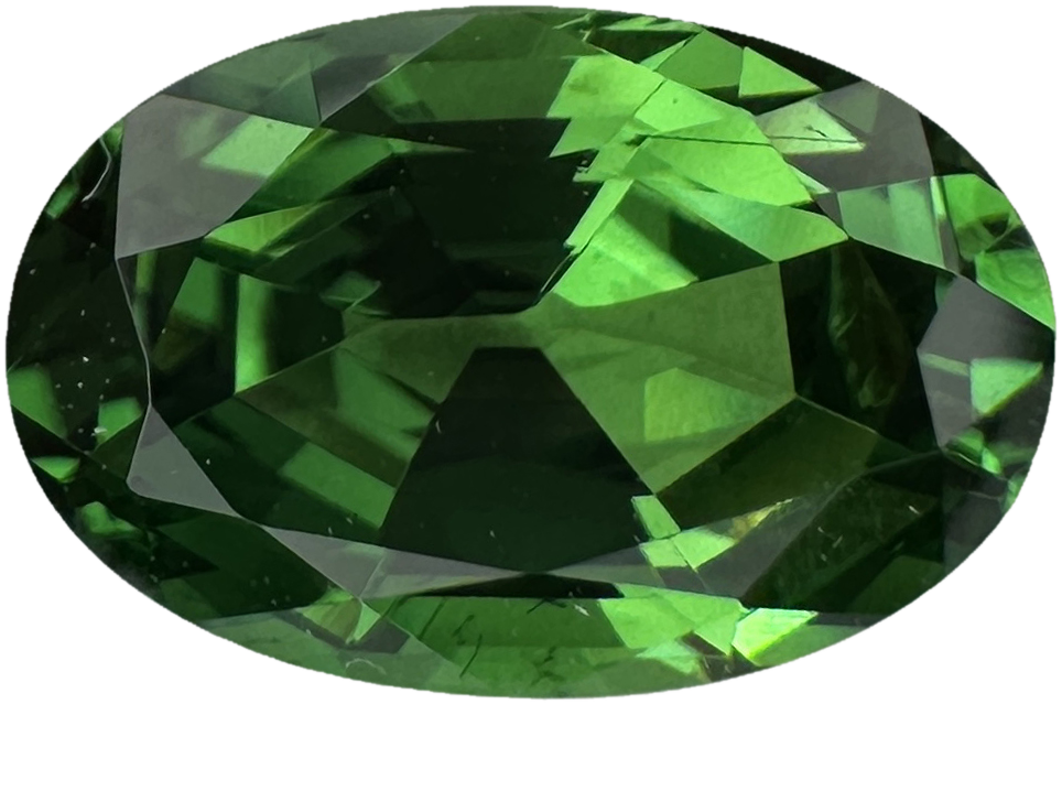 2.2ct Oval Bright Green Tsavorite