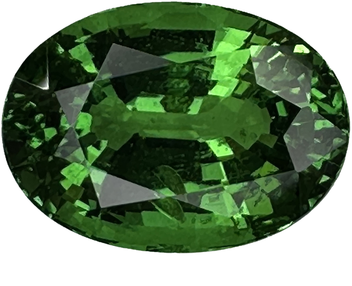 2.84ct Oval Bright Green Tsavorite