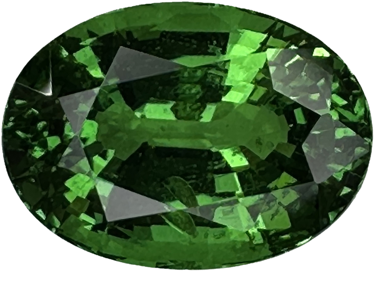 2.84ct Oval Bright Green Tsavorite