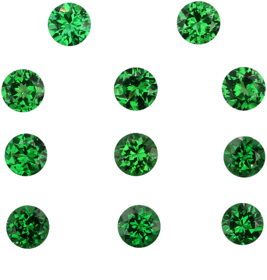 4.5mm Round Bright Green Tsavorite