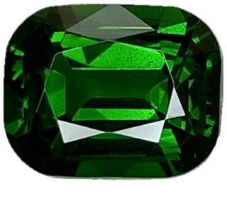2.53ct Cushion Fine Saturated Green Tsavorite