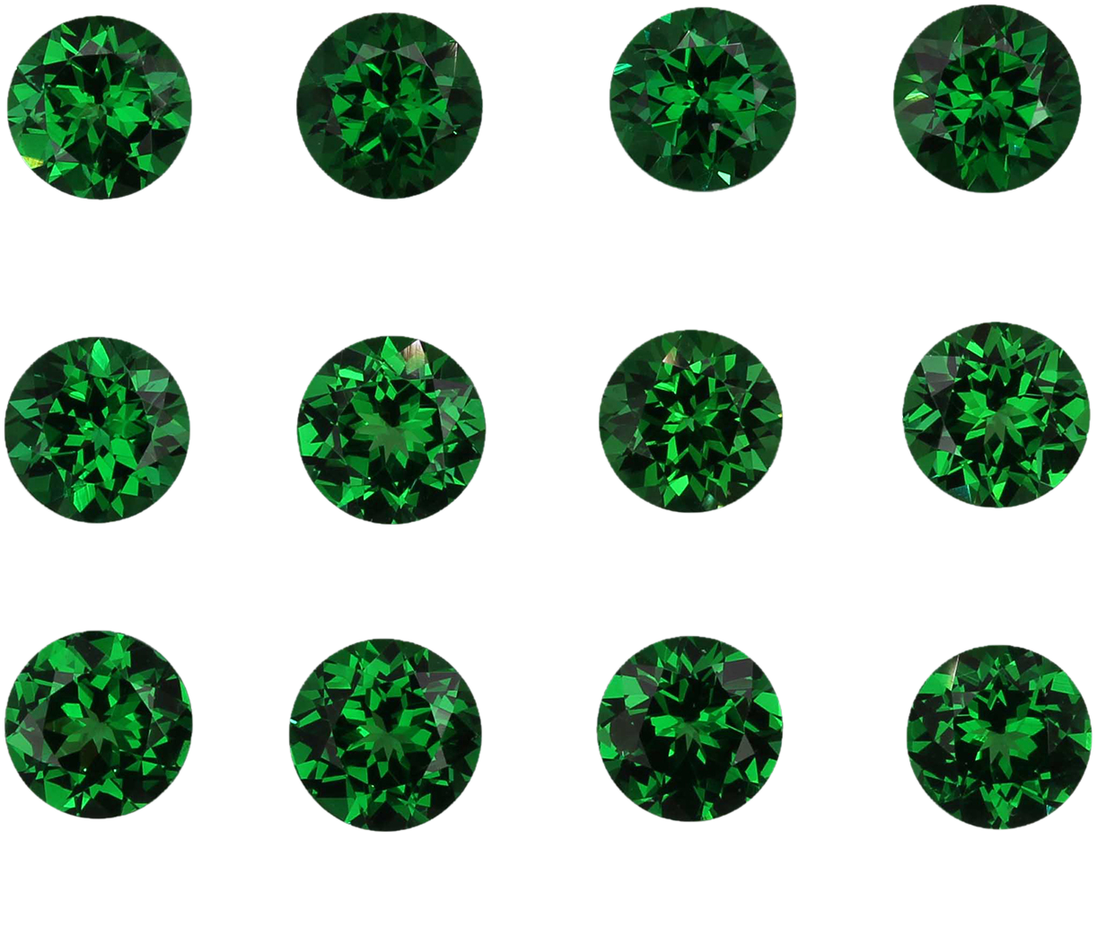 5.5mm Round Bright Green Tsavorite