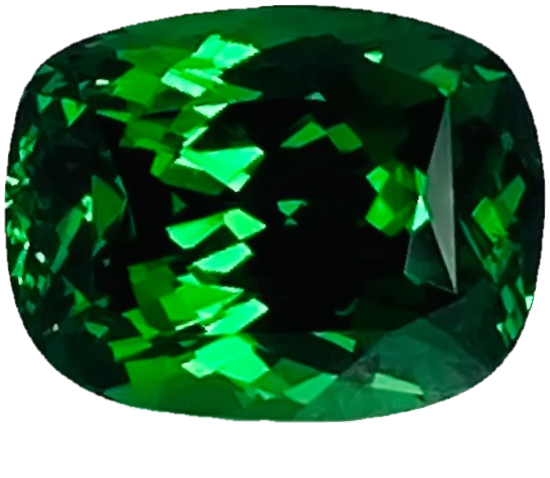 7.8x5.8mm Oval Fine Intense Green Tsavorite