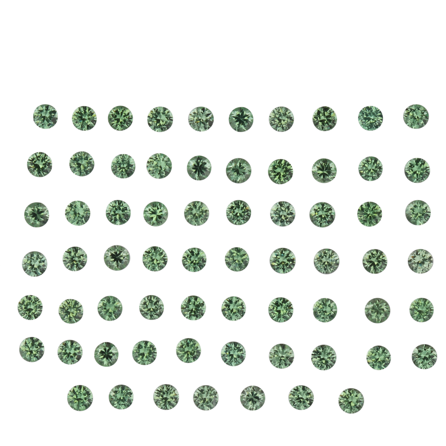 2mm Round Light Mint Green Tsavorite