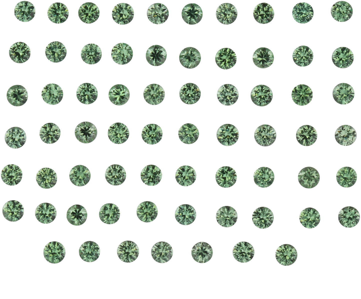 2mm Round Light Mint Green Tsavorite