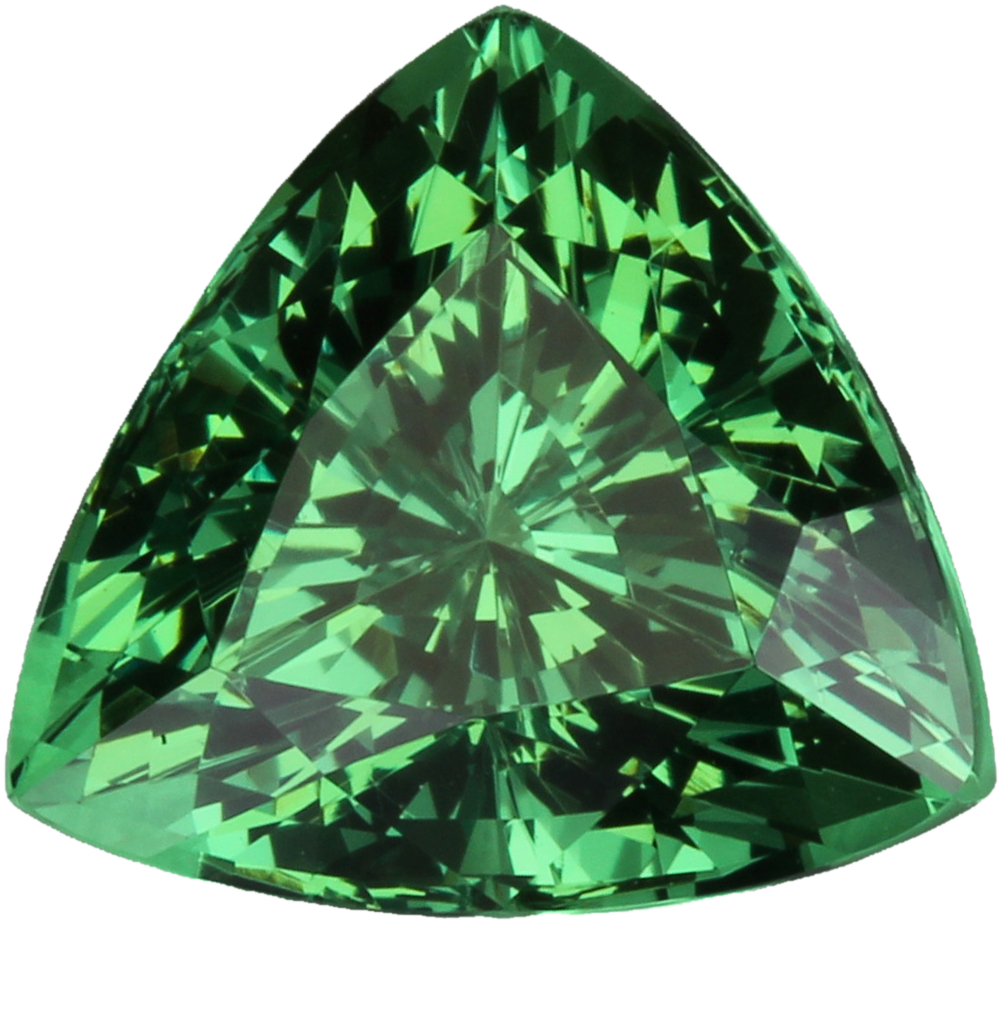 7.53ct Trillion Mint Tsavorite