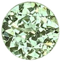 7mm Round Mint Garnet