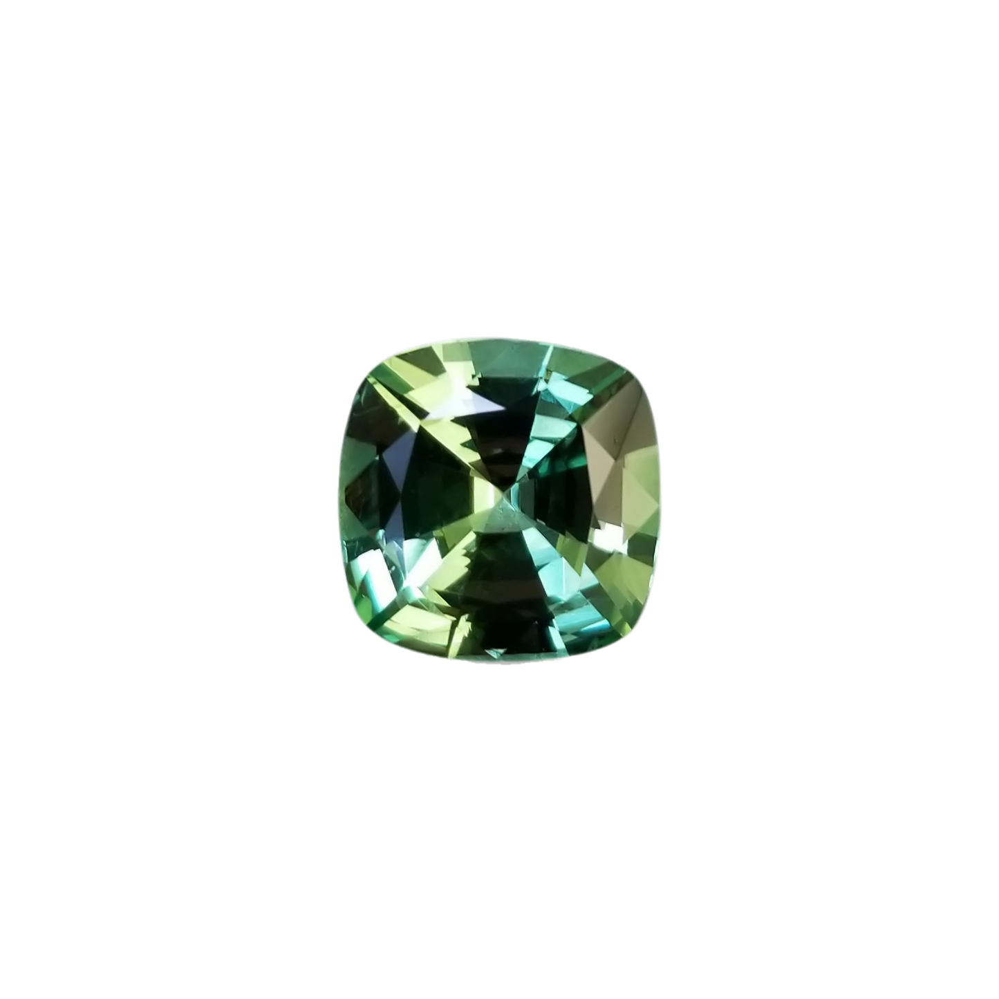 4.01ct Cushion Mint Garnet