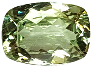 3.41ct Cushion Mint Garnet