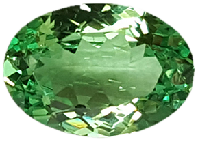 3.65ct Oval Mint Garnet