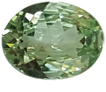 9x6.9mm Oval Mint Garnet