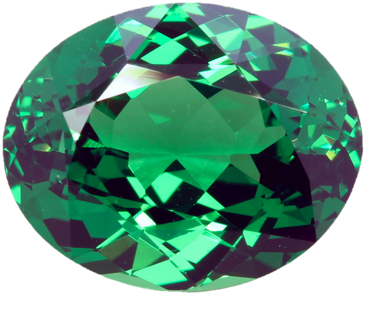 2.83ct Oval Gem Quality - Fine Intense Green Tsavorite