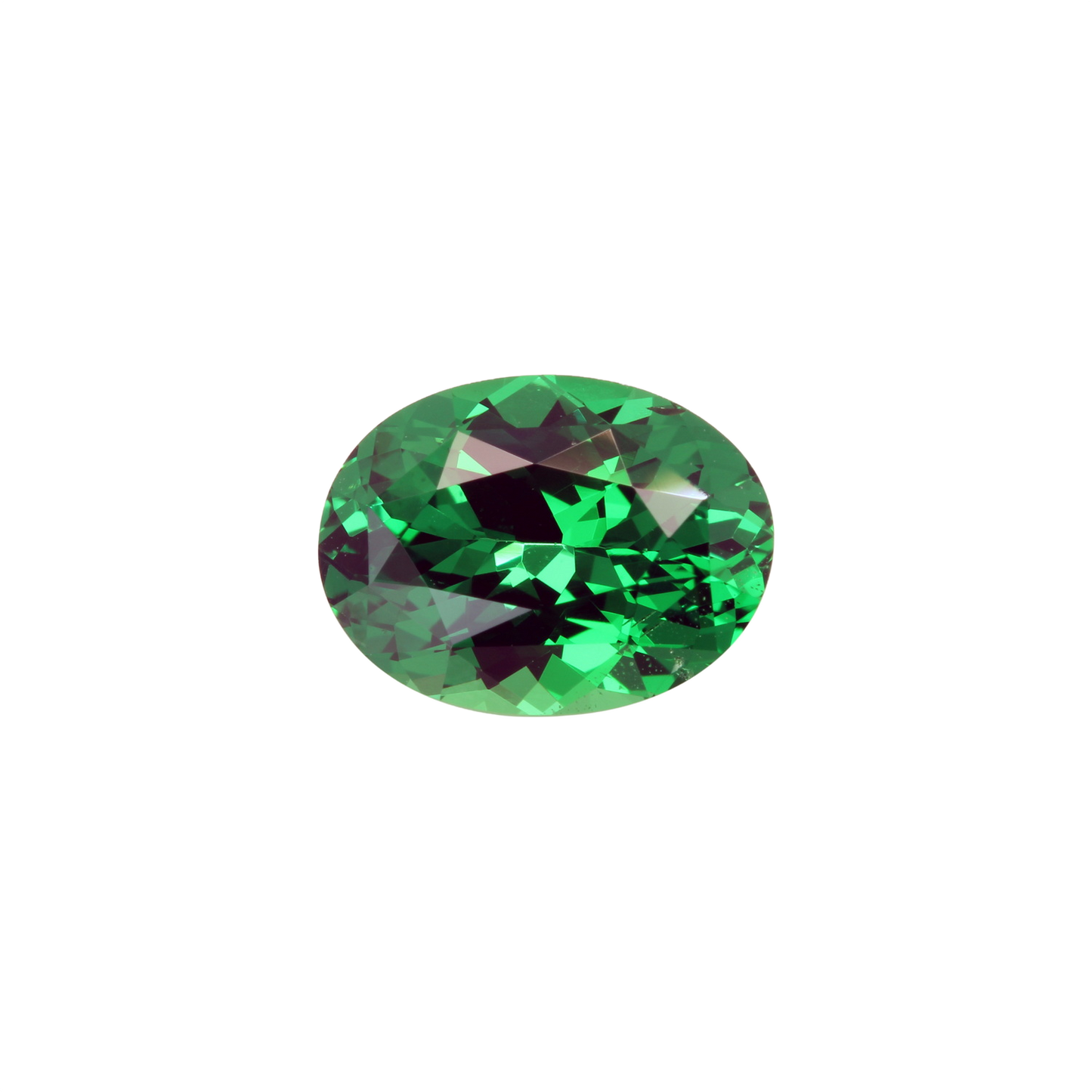 2.4ct Oval Gem Quality - Fine Intense Green Tsavorite