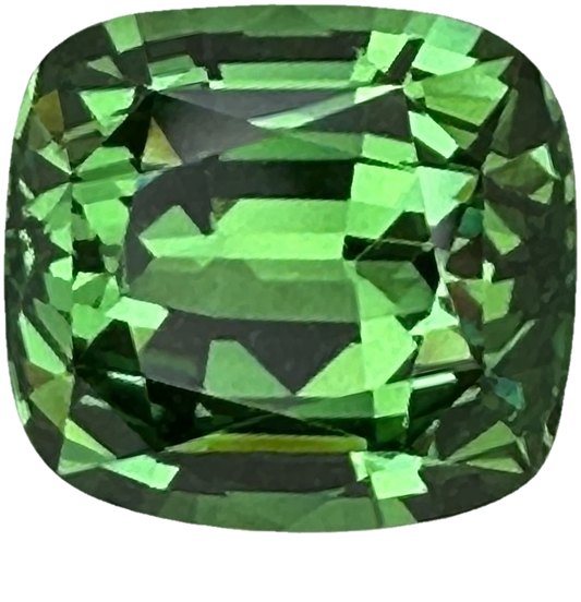 2.48ct Cushion Fine Intense Green Tsavorite