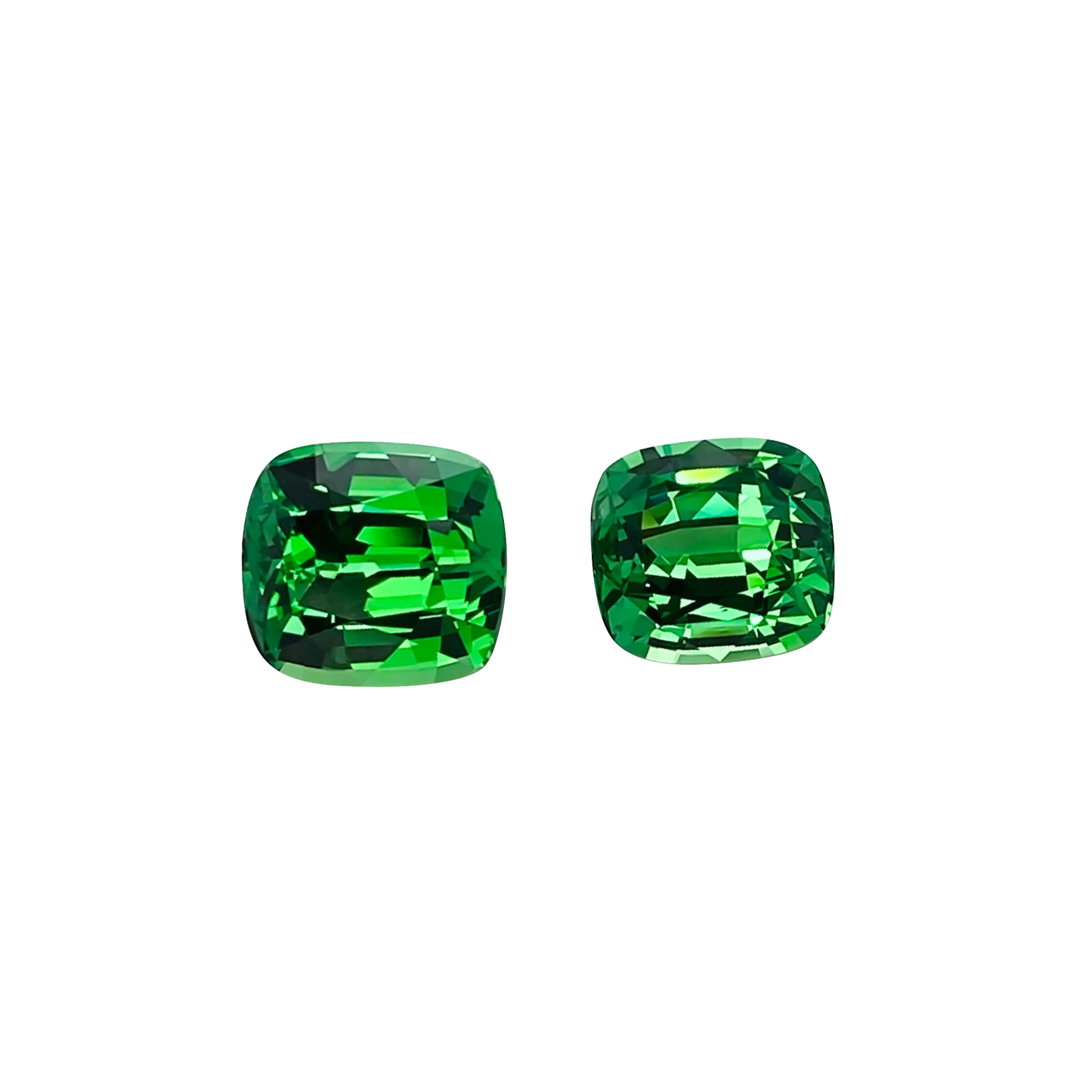 2.48ct Cushion Fine Intense Green Tsavorite