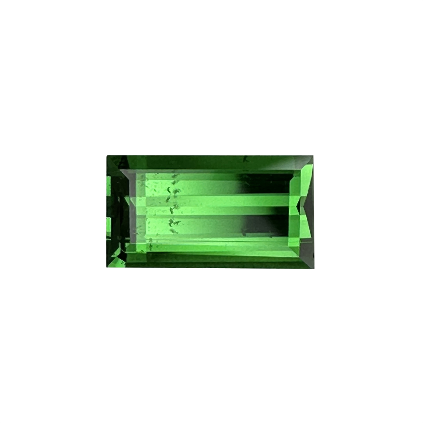 2.16ct Baguette Fine Intense Green Tsavorite