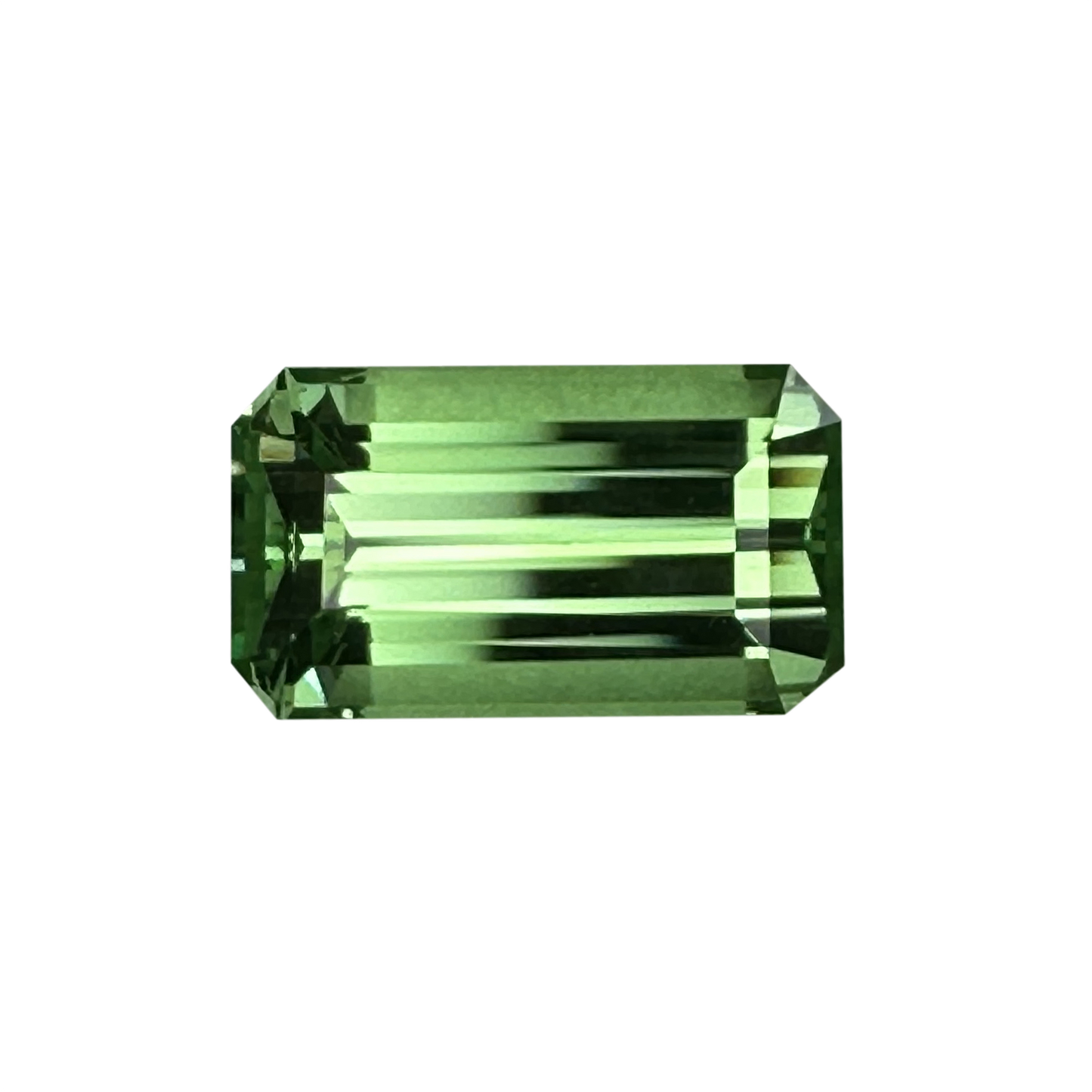 3.11ct Emerald Cut Bright Green Tsavorite