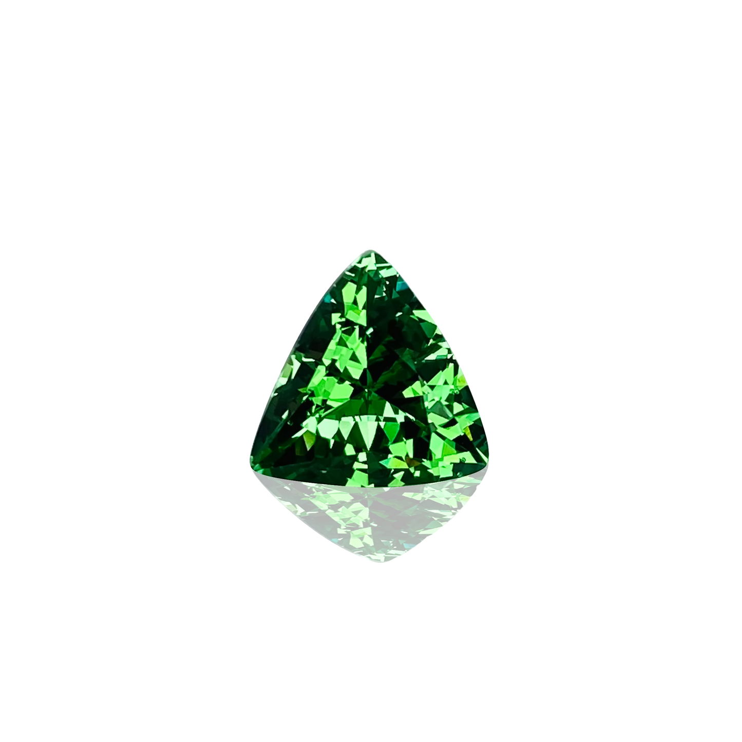 3.75ct Trillion Bright Green Tsavorite