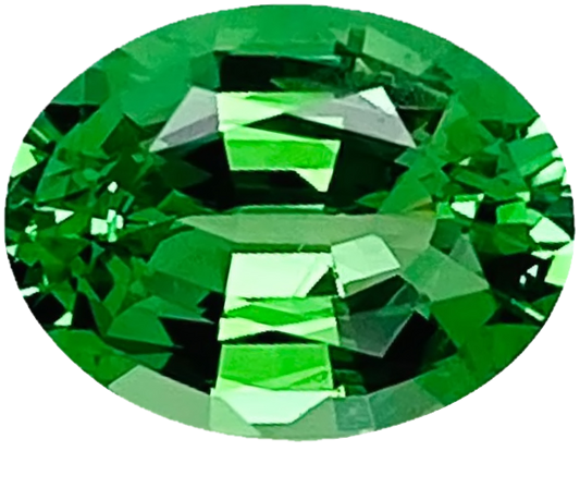 2.13ct Oval Bright Green Tsavorite