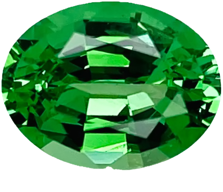 2.13ct Oval Bright Green Tsavorite