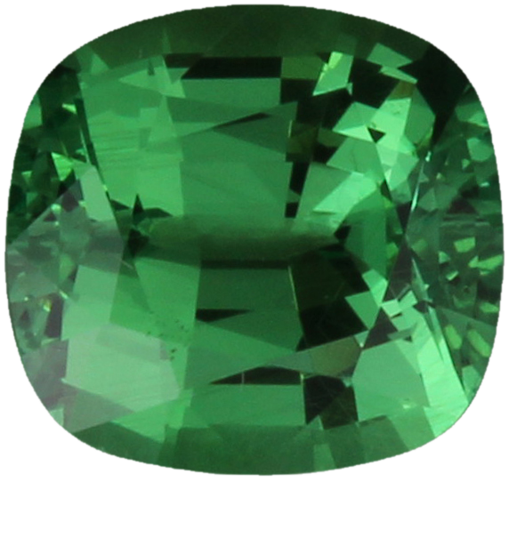 1.93ct Cushion Bright Green Tsavorite