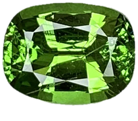 1.62ct Cushion Bright Green Tsavorite