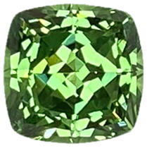 2.32ct Cushion Bright Green Tsavorite