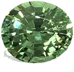 5.73ct Oval Fine Mint Green Tsavorite