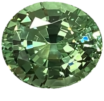 5.73ct Oval Fine Mint Green Tsavorite