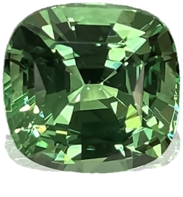 6.03ct Cushion Fine Mint Green Tsavorite
