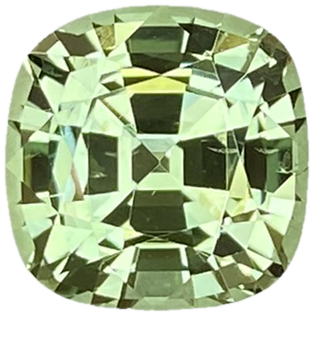 3.09ct Cushion Mint Garnet