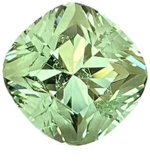 2.86ct Cushion Mint Garnet