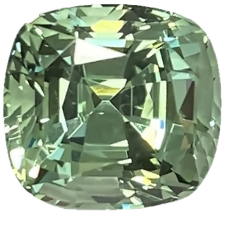 6.98ct Cushion Mint Garnet