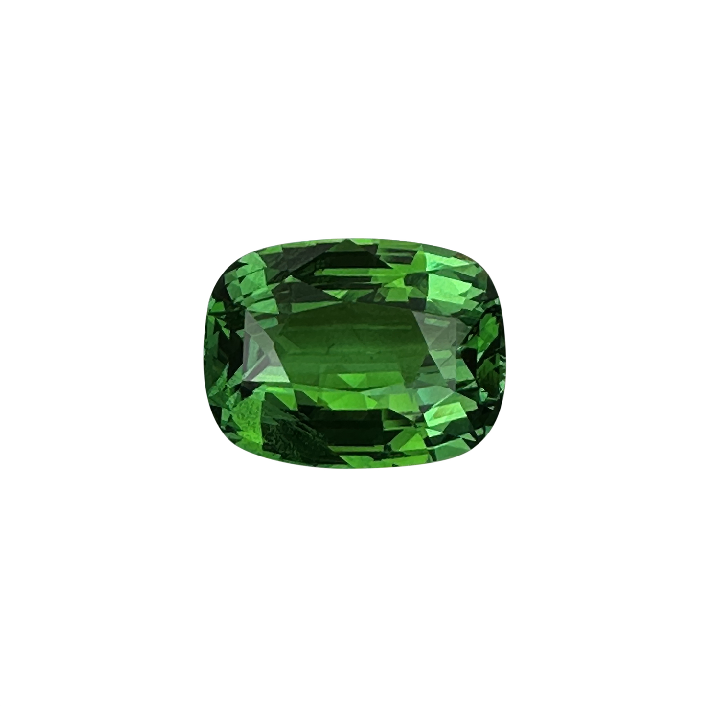 8.15ct Cushion Bright Green Tsavorite