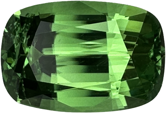 3.13ct Cushion Bright Green Tsavorite