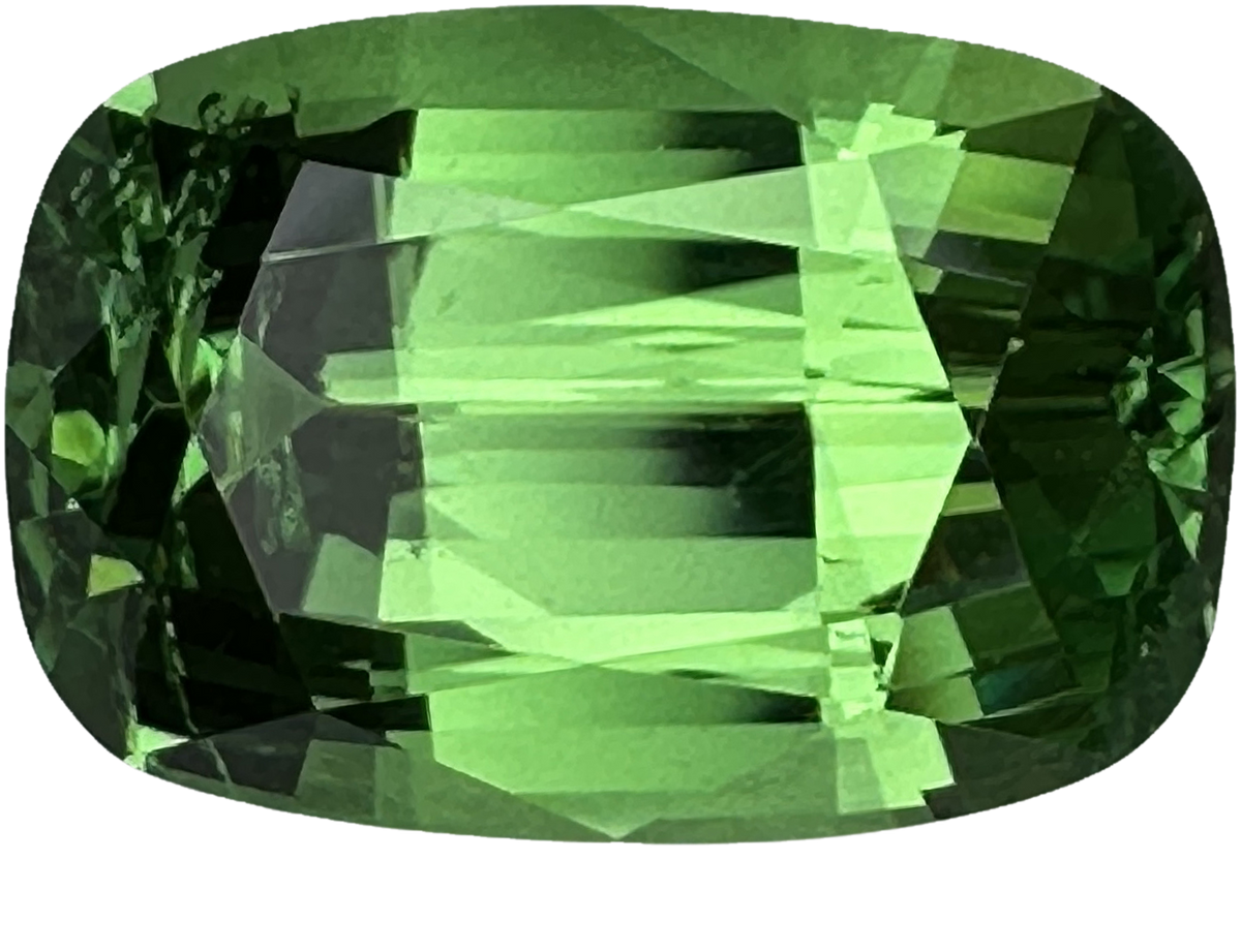 3.13ct Cushion Bright Green Tsavorite