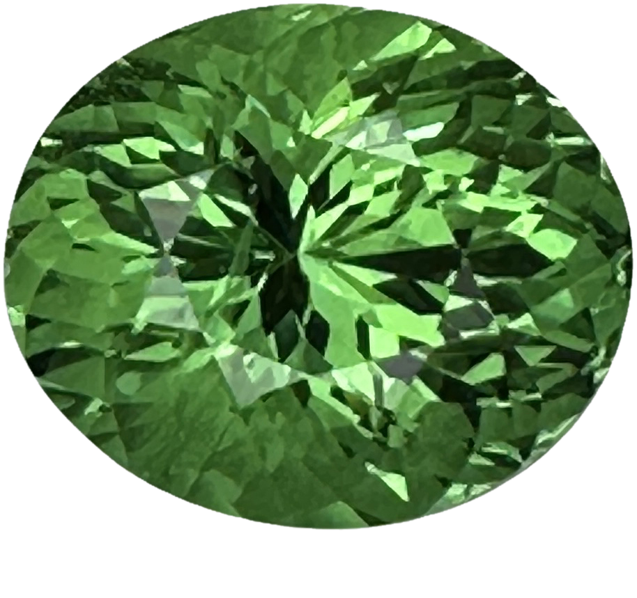 3.07ct Oval Bright Green Tsavorite