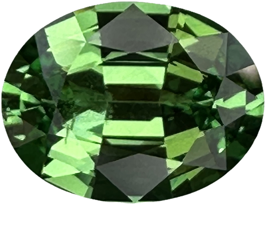 2.16ct Oval Bright Green Tsavorite