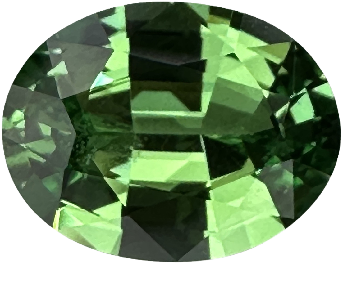 2.16ct Oval Bright Green Tsavorite