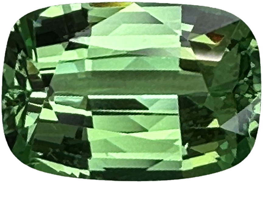 2.17ct Cushion Bright Green Tsavorite