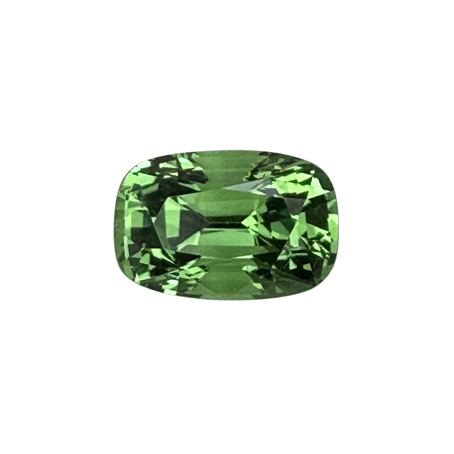 2ct Cushion Bright Green Tsavorite