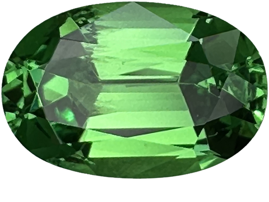 2.45ct Oval Bright Green Tsavorite