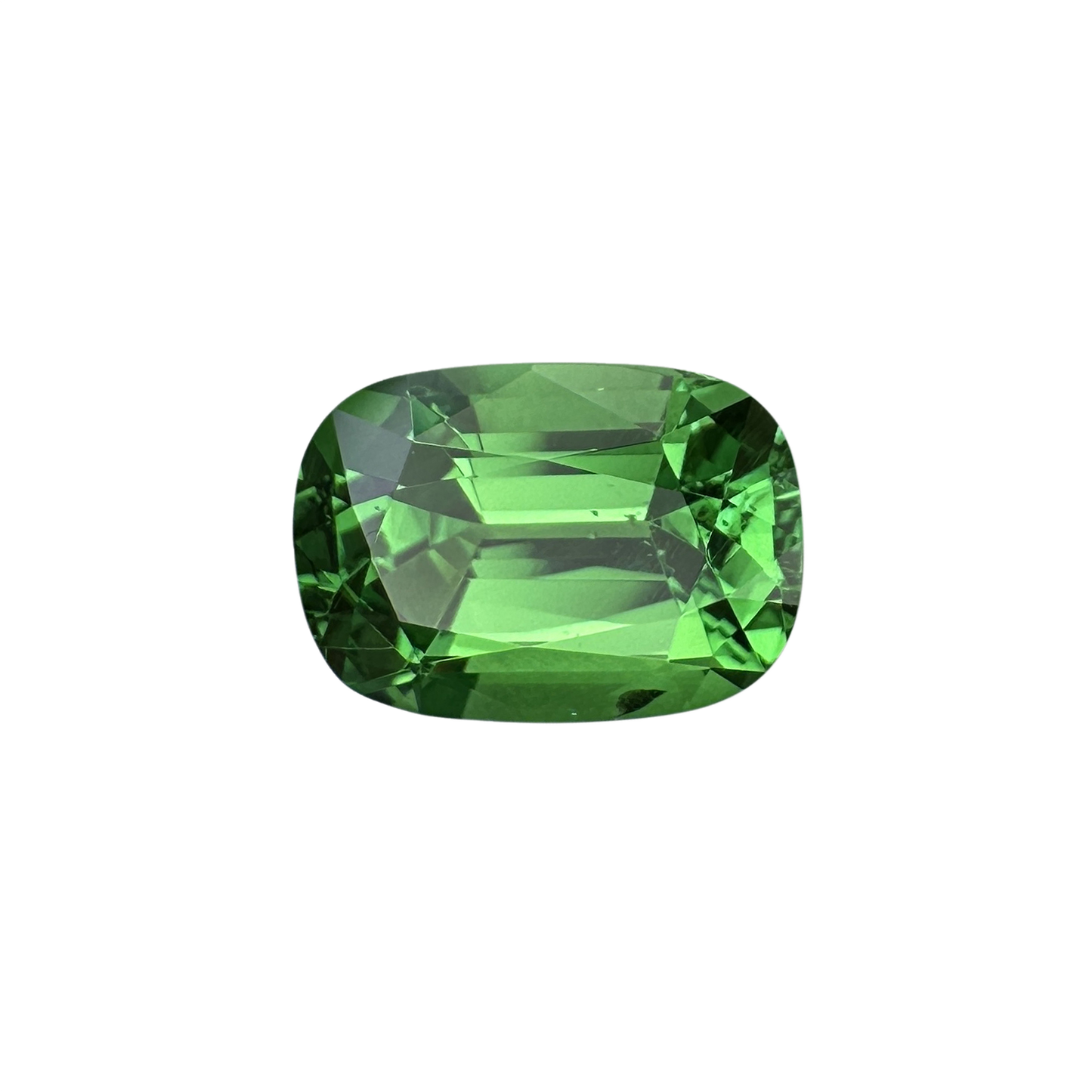 2.3ct Cushion Bright Green Tsavorite