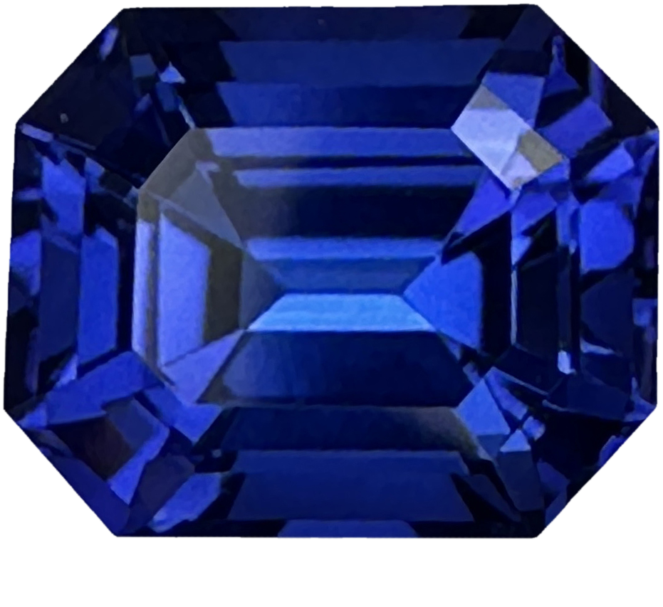 3.75ct Emerald Cut LP Color Tanzanite