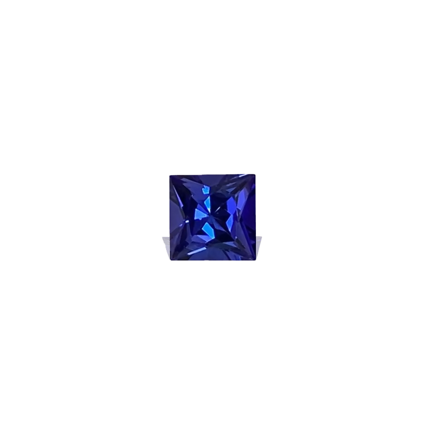 6mm Princess Cut AAA Color Tanzanite
