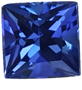 5.9mm Princess Cut AAA Color Tanzanite